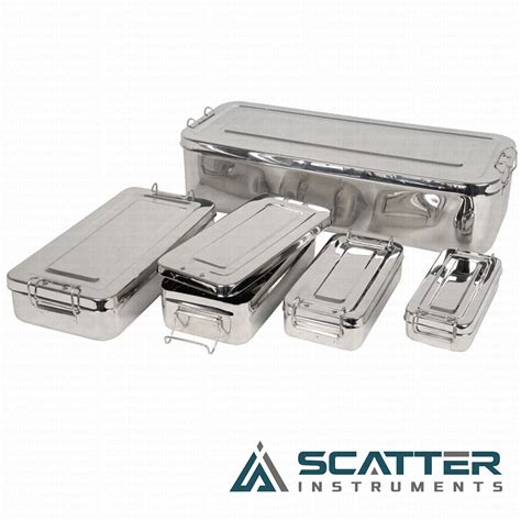 stainless steel steriliser box